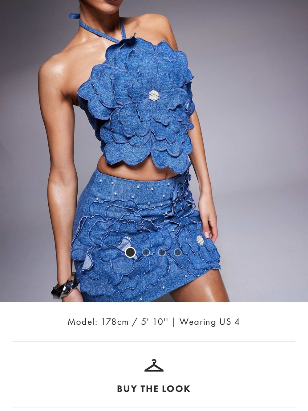 ISO!! ASOS denim flower top or something close!